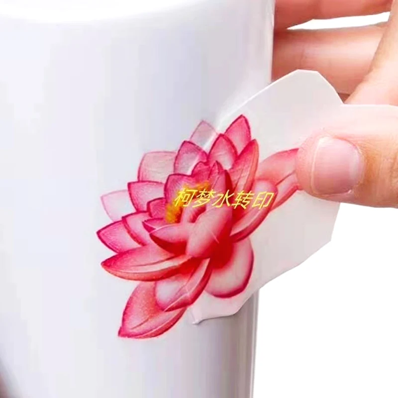 

Factory High Quality Inkjet Printing Sheets Water Slide Glass Ceramic Decals A4 Water Transfer Film Paper
