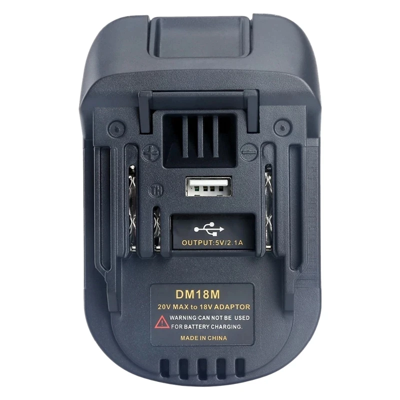 Адаптер для аккумулятора Milwaukee Dewalt на Makita 18 в BL1830 BL1850 DM18M аксессуары