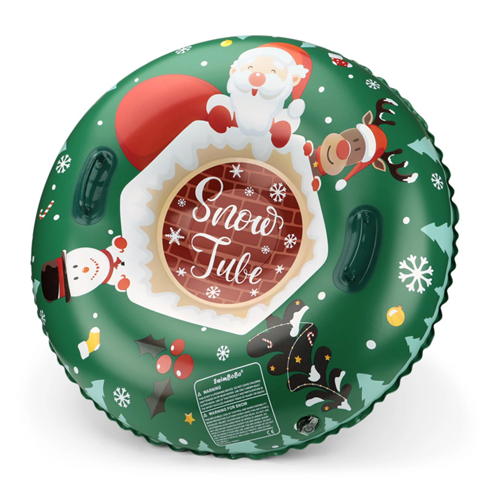 

Snow Tube for Kids and Adults Inflatable Sled Toboggan Skis Winter Outdoor for Children Boys Girls