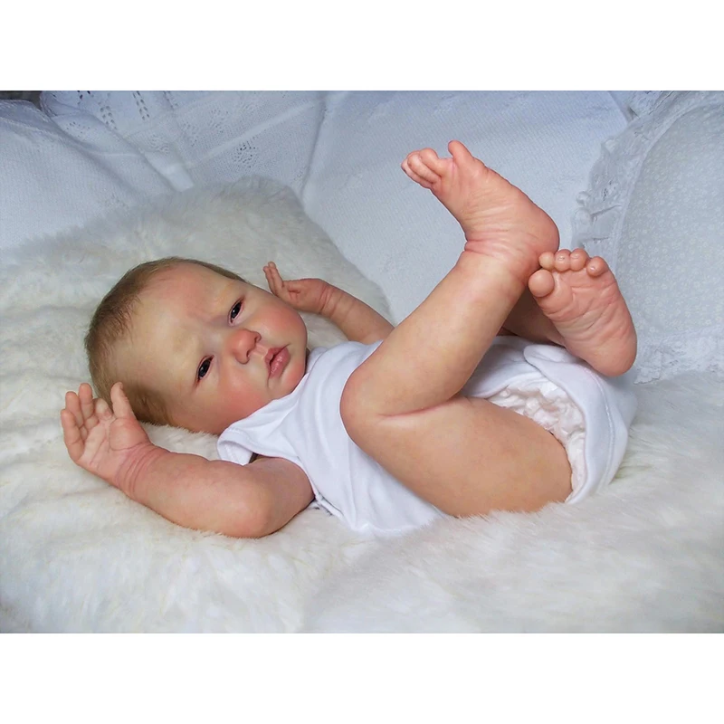 48cm Reborn Baby Dolls Sleeping Newborn Ellie-Sue Kids Toy for Birthday and Christmas | Игрушки и хобби