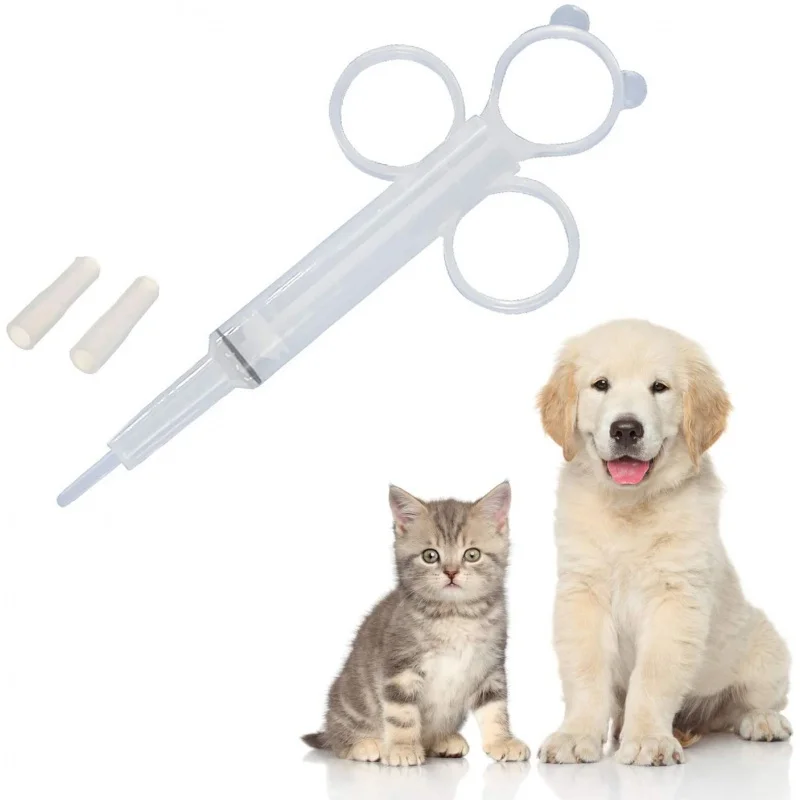 

Pet Pill Dispenser Pets Feed Solid Pills Gun Dog Pill Dispenser Cat Pill Shooter Tablet Soft Tip Syringe Pet Medical Feeding