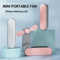 portable usb mini fan handheld electric fan rechargeable quiet pocket cooling hand ventilador with light office outdoor sports