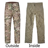 2021 winter thick cotton casual pants men military tactical baggy cargo pants warm fishing hunting multicam thermal trousers