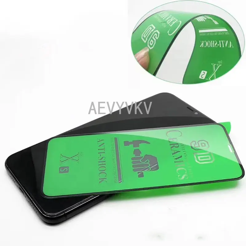 100Pcs Soft Ceramic Film Matte For Samsung S21 S23 Ultra S22 Plus S20 S10 S9 S8 Note 20 Full Cover Screen Protector Glass