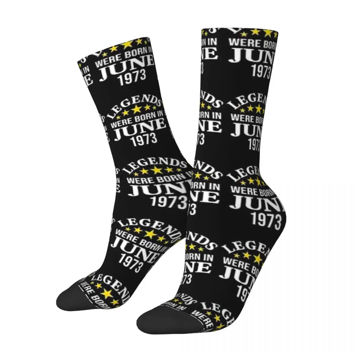 

Born In 1973 50th Birthday Socks Harajuku Super Soft Stockings All Season Long Socks Accessories for Man WomanChristmas Gifts