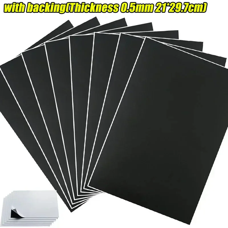 Записываемый резиновый мягкий магнитный лист, самоклеящаяся гибкая магнитная наклейка для холодильника, фотокартинка, магнит на холодильник для хранения