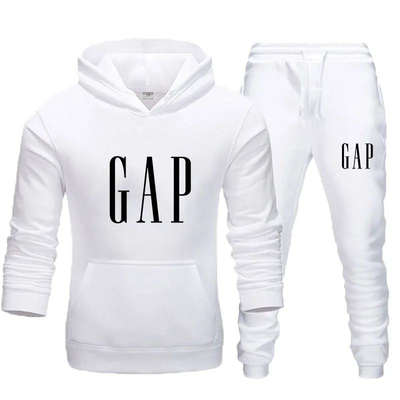 New Joggers Suit for Men Hoodies Pants 2Pcs/Sets Sweatshirt Sweatpants Male Gyms Tops Trousers Joggers Sportswear Tracksuits