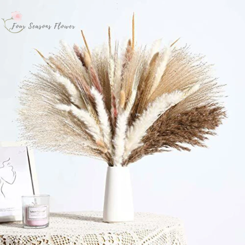 

Natural Dried Pampas Bouquet Home Garden Decoration Dry Flowers Reed Wedding Party Centerpieces For Tables Scene Shoot Ornaments