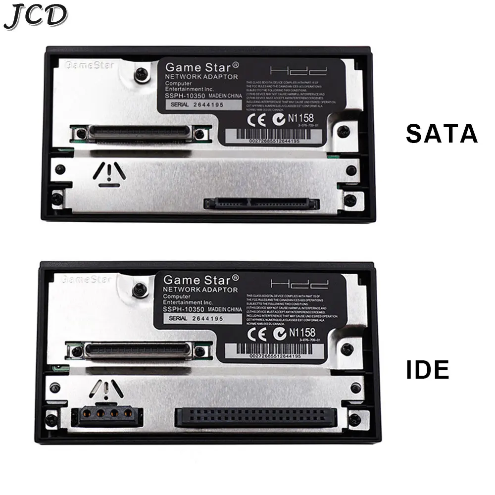 Сетевая карта JCD для PS2, игровая консоль, интерфейс SATA/IDE, карта памяти 2,5/3,5 дюйма, 2 ТБ 2000 Гб, разъем SATA, адаптер для подключения жесткого диска