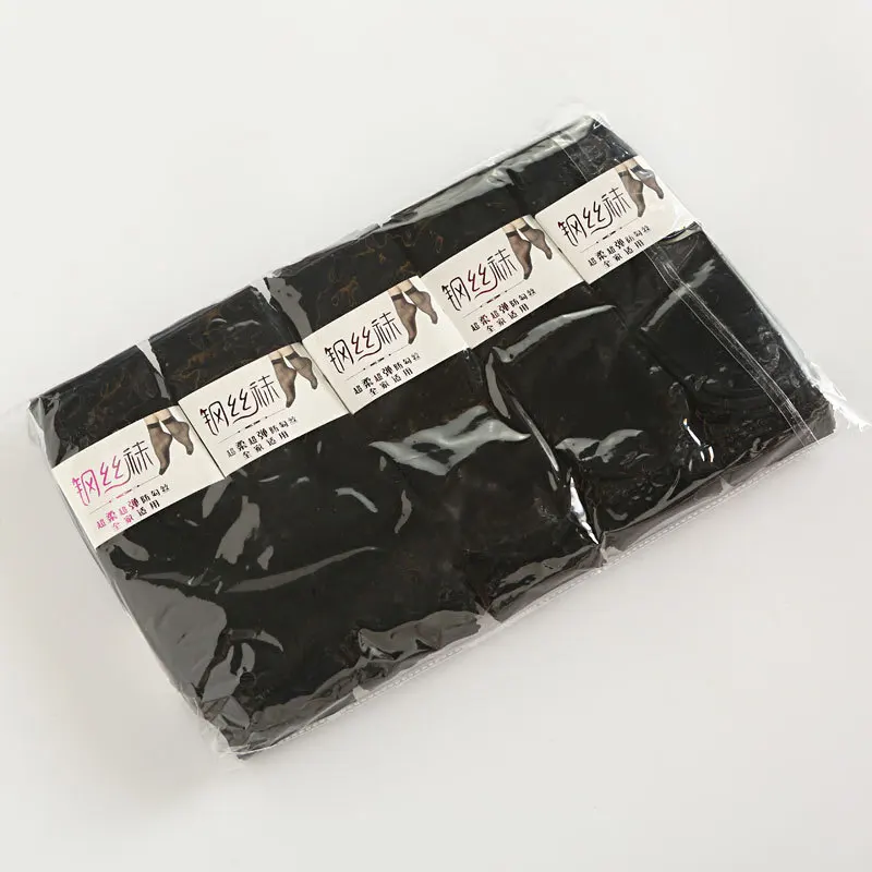 10 pairs of silk stockings, wear-resistant and unbreakable anti-slip ladies short stockings super elastic soft velvet stockings