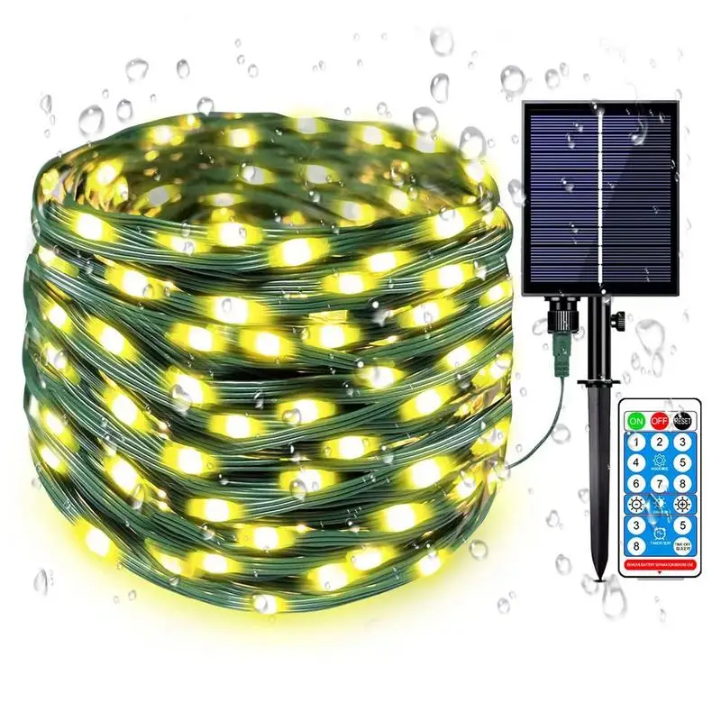 

Outdoor String Solar Garden Fairy Lights Solar Powered String Lights Decorative Lights for Garden Patio Yard Home Wedding Party