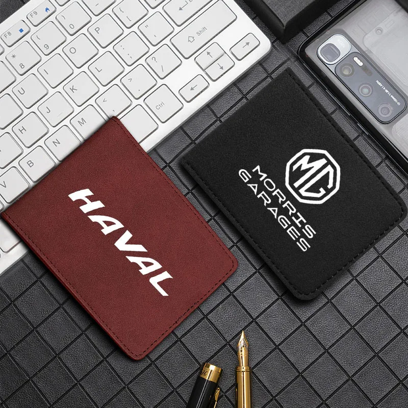 

1Pc Car Bag Card Package Driver License anti-fur wallet For Peugeots 308 508 2008 3008 Hatch SW CC RCZ Traveller Rifter Sedan