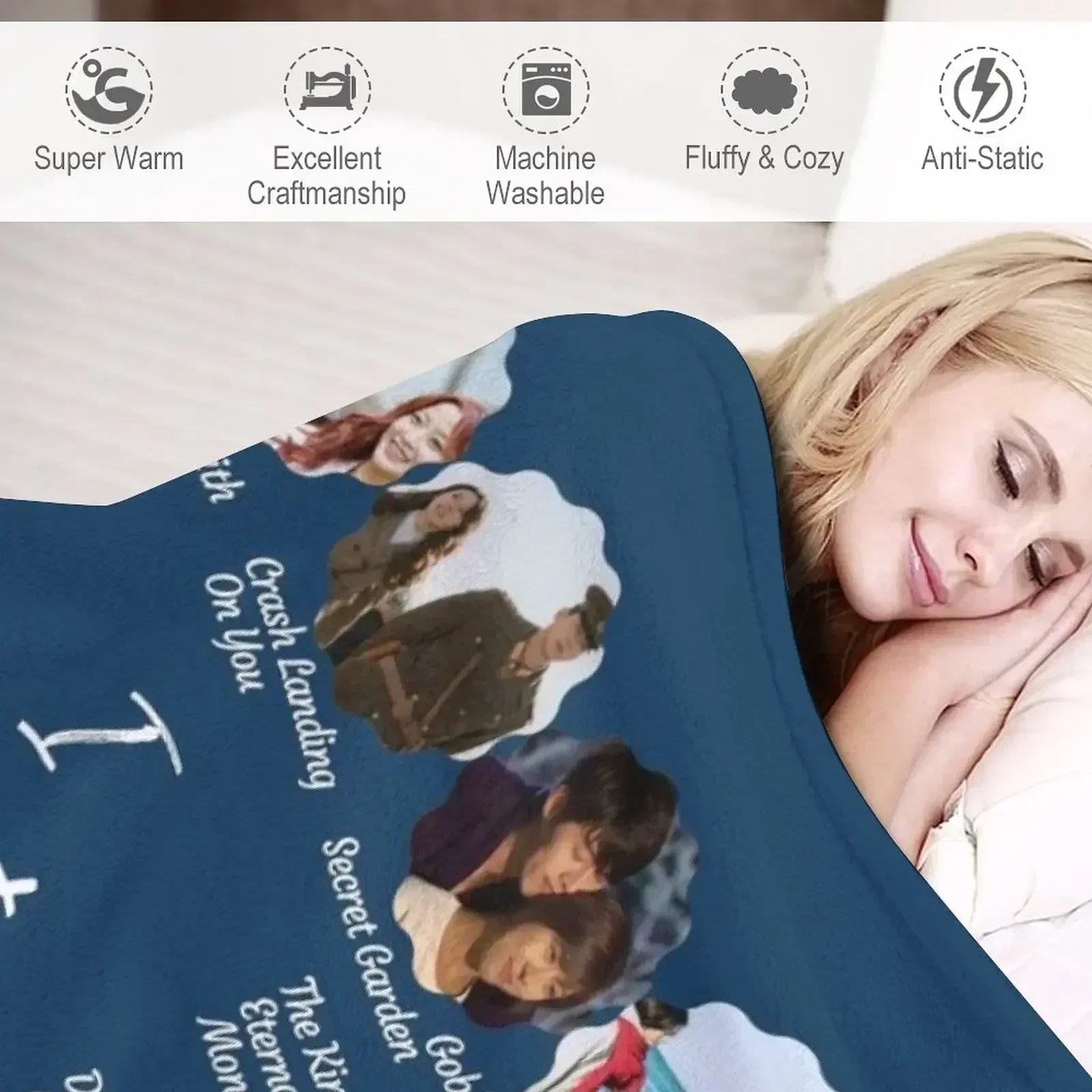 Я просто люблю К-драмы! Одеяло Роскошные одеяла для кровати Туристические