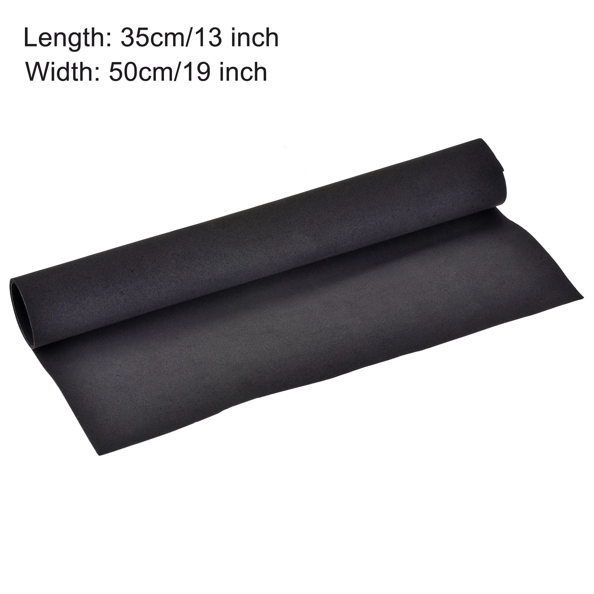 Uxcell 1pcs 1/2/3mm Thickness Black EVA Foam Sheets Roll Sound-Absorbing Noise Spone Foam Craft EVA Sheets DIY Handmade Model