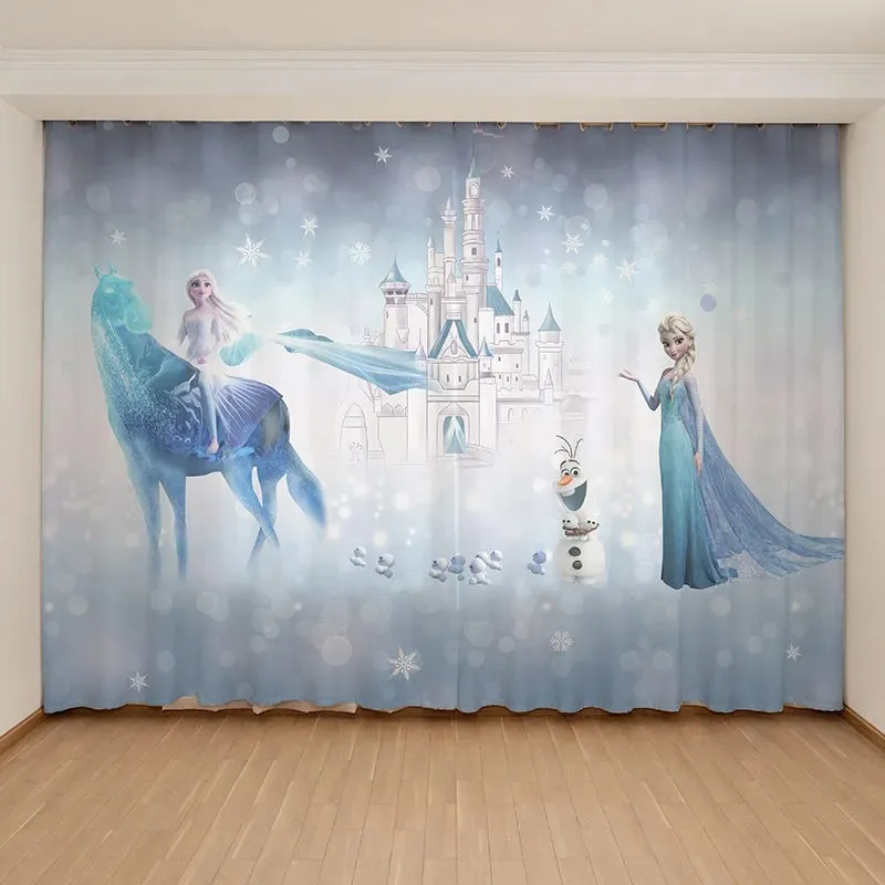 Шторы на окна Холодное сердце 2 Disney оконные занавески в подарок день рождения для