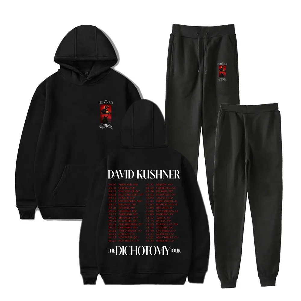 David Kushner The Dichotomy Tour Merch Толстовка с капюшоном Мужской/Женский Хип-Хоп Комплекты из 2