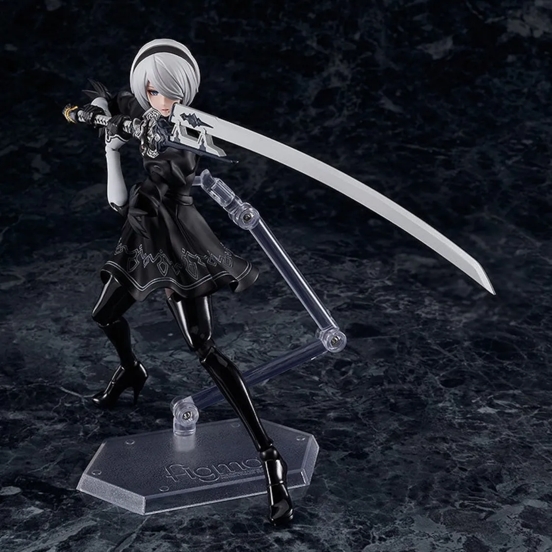 Фото В наличии: Оригинальная фигурка GSC Max Factory Figma NieR:Automata 2B A2, аниме-модель, игрушка №4