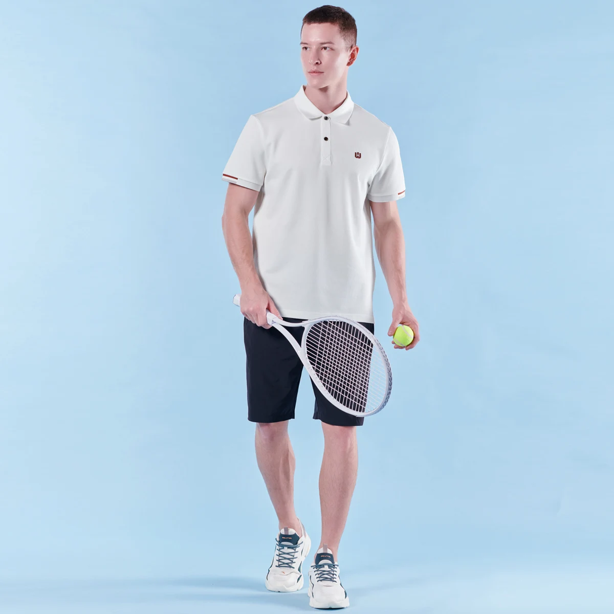 Летняя роскошная мужская футболка-поло HELLEN &amp Вуди 2022 с вышивкой и надписью