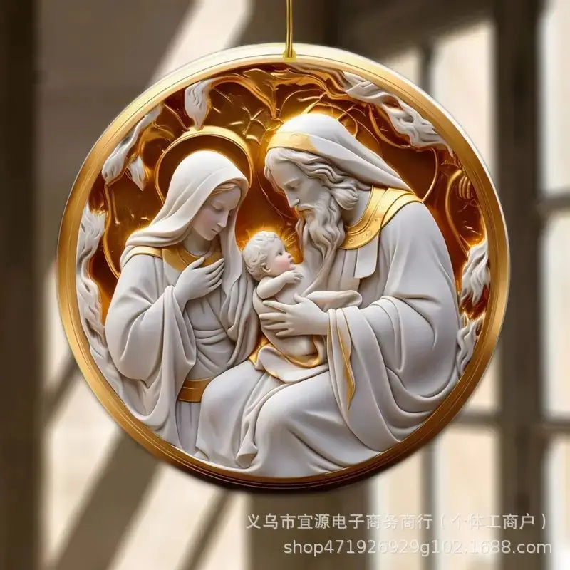 Новый трансграничный акриловый плоский поверхностный воскрешающий Иисус день