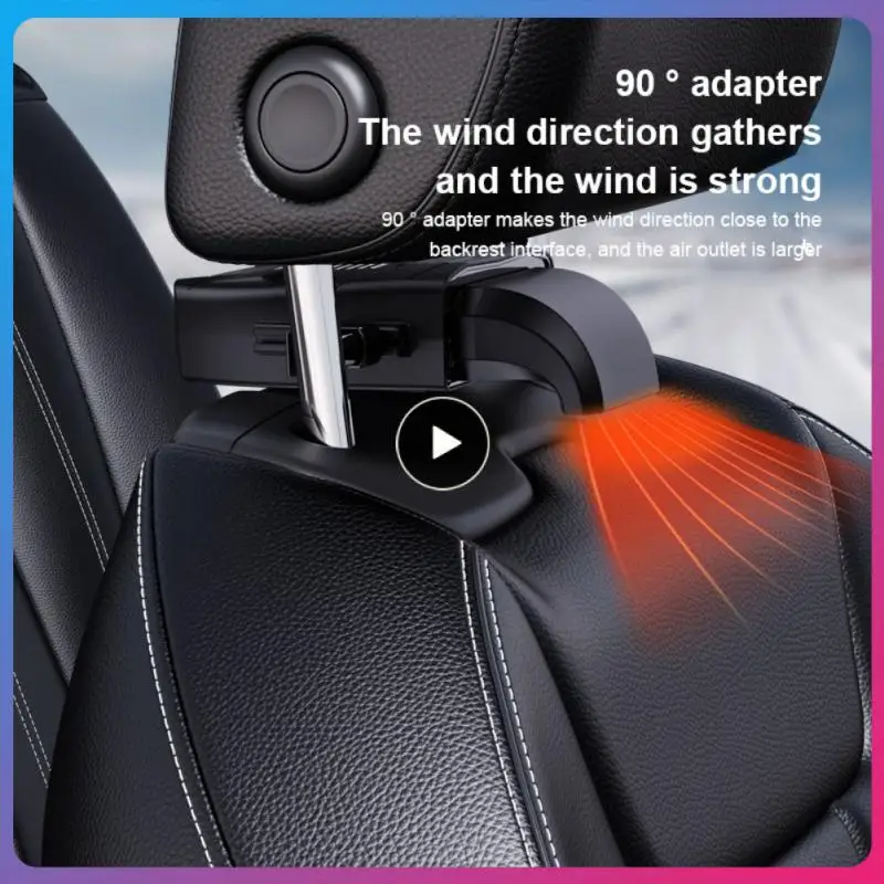 

Universal Car Seat Cooling Fan Car Heater Fast Heating Cooling Fan Portable 12v Windshield Defogging Demister Defroster Durable