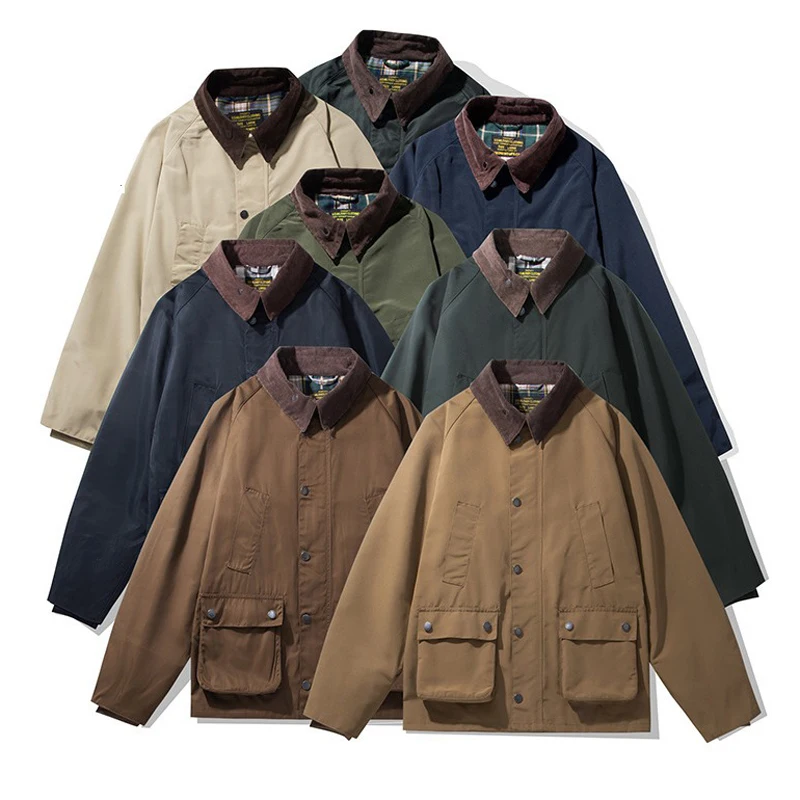 Классическая масляная восковая охотничья куртка для мужчин и женщин