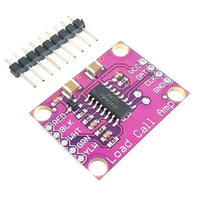 

HX711 High Accuracy Electronic Scale Load Cell Dual Channel 24-bit A/D Converter Development Board Module