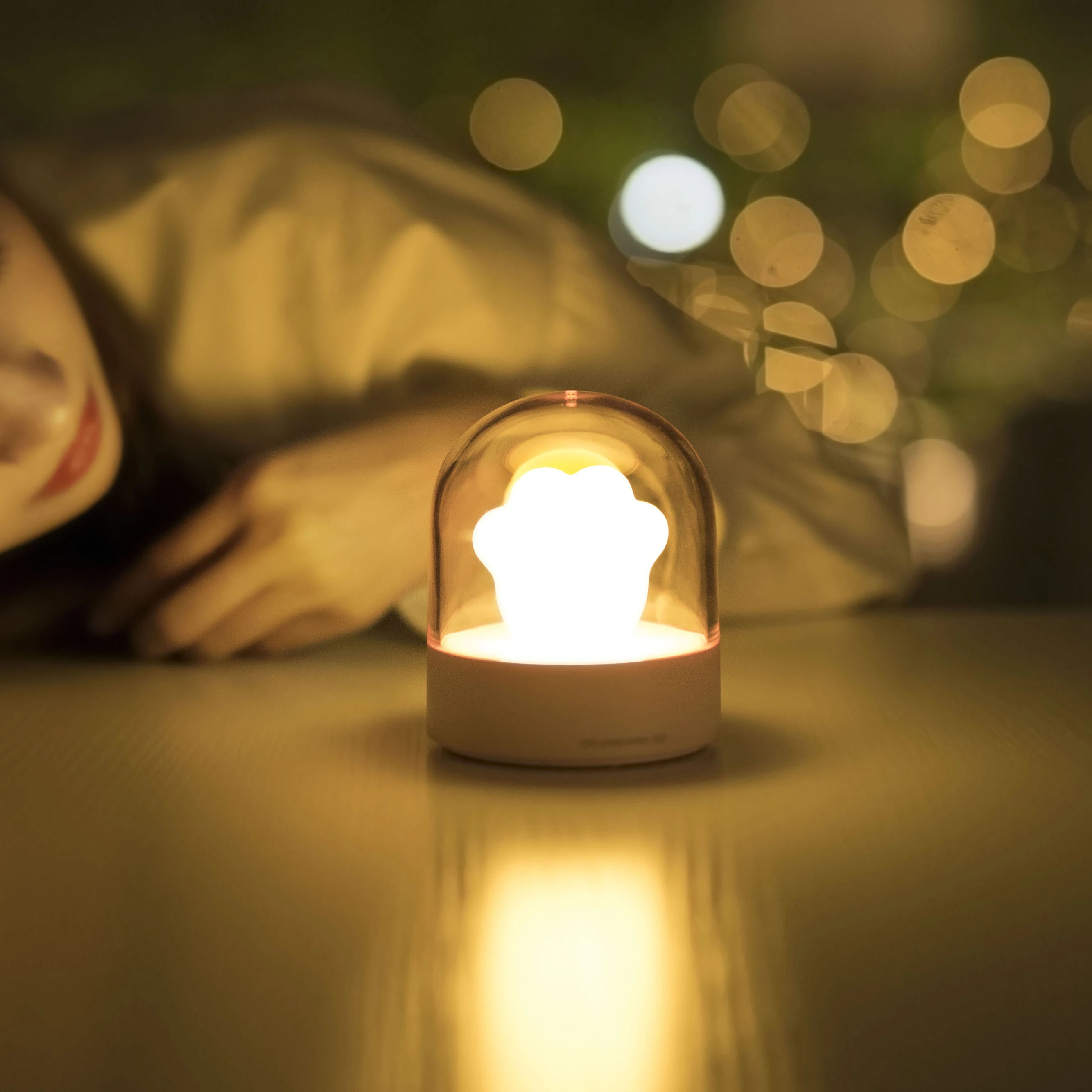 

Youpin 3Life Cat Paw Musical Night Light Cute LED Night Light In Music Player RemoteControl For GiftsBedroom Table Lamps027