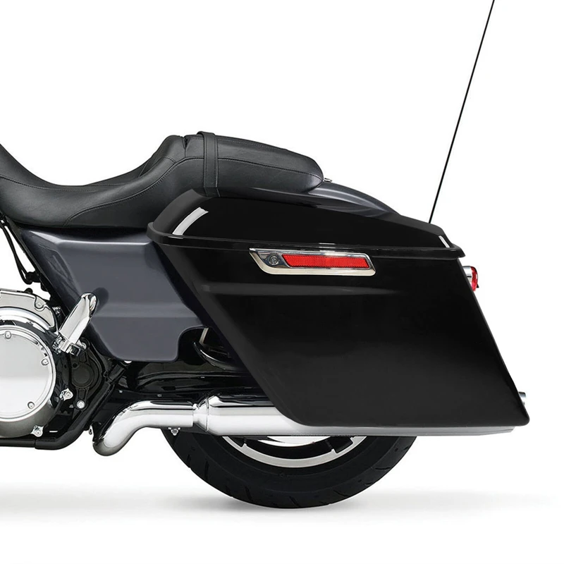 Растягивающиеся жесткие седельные мотоциклетные сумки 5 дюймов для Harley Touring Road King