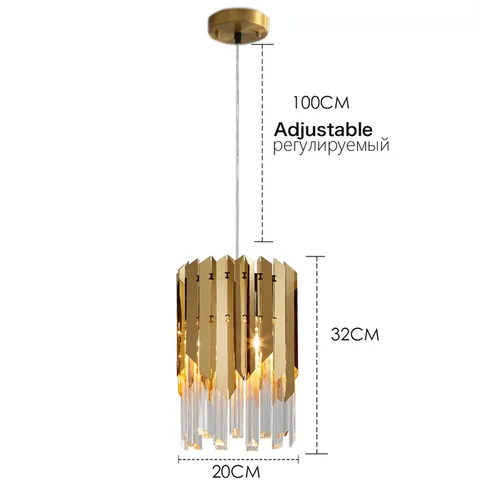 Современная маленькая круглая люстра, роскошный хрустальный подвесной светильник, комнатный светодиодный светильник для гостиной, ресторана, спальни