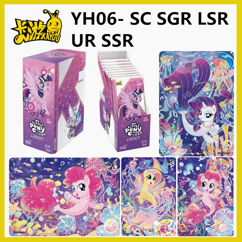 Новая Оригинальная карта KAYOU My Pony Edition 6 SC SGR LSR UR SSR Редкая коллекционная детская