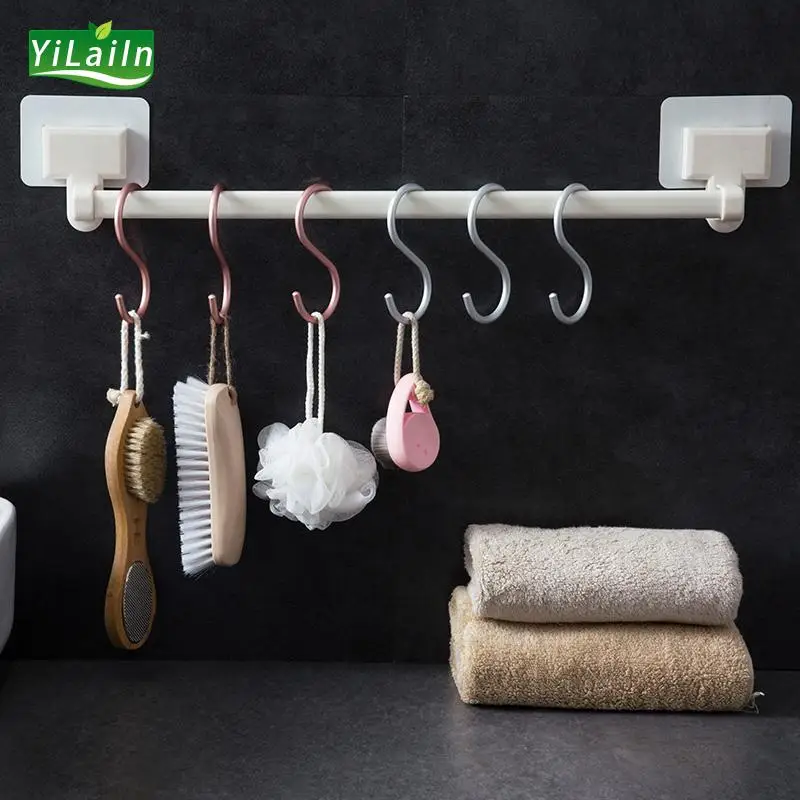 

YiLaiIn (3pcs)S-Shaped Hook,S Hooks for Hanging Towel, S Hooks Heavy Duty for Hanging Clothes, S Shaped Hooks for Kitchen