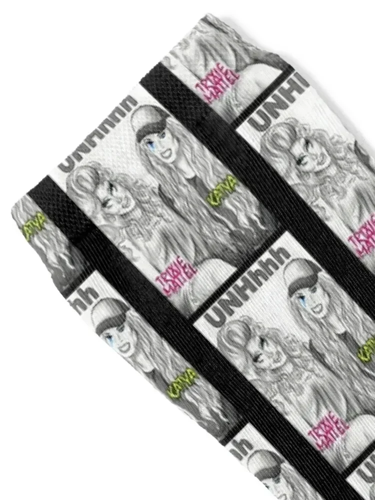 UNHhh Katya Trixie плакат носки чулки мужской забавный подарок хип-хоп мужские женские