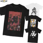 Мужская футболка из 100% хлопка, с круглым вырезом и надписью Nana The Black Stones, футболки с коротким рукавом