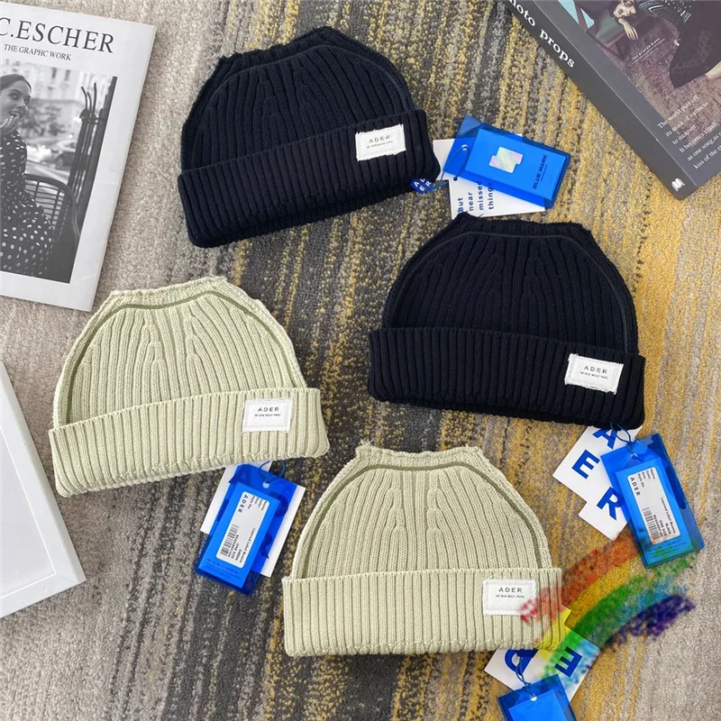 

2021ss Embroidery ADER ERROR Beanie 1:1 Best Quality Adererror Rabbit Ears knitted Hat