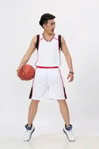 Костюм для косплея по аниме Kuroko no Basket (Куроко но Баскет) с персонажем Куроко Тецуя из команды Сейрин, 2-й сезон, баскетбольный, с возможностью индивидуальной настройки номера, белый цвет. (art.: 3920d84c4ff91) - 3920d84c4ff91