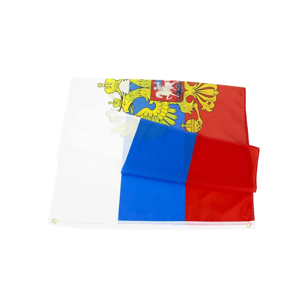 Фото Флаг России с национальным гербом JimonFlag, 60x90 см, 90x150 см, высококачественный полиэстер, для домашнего декора №2