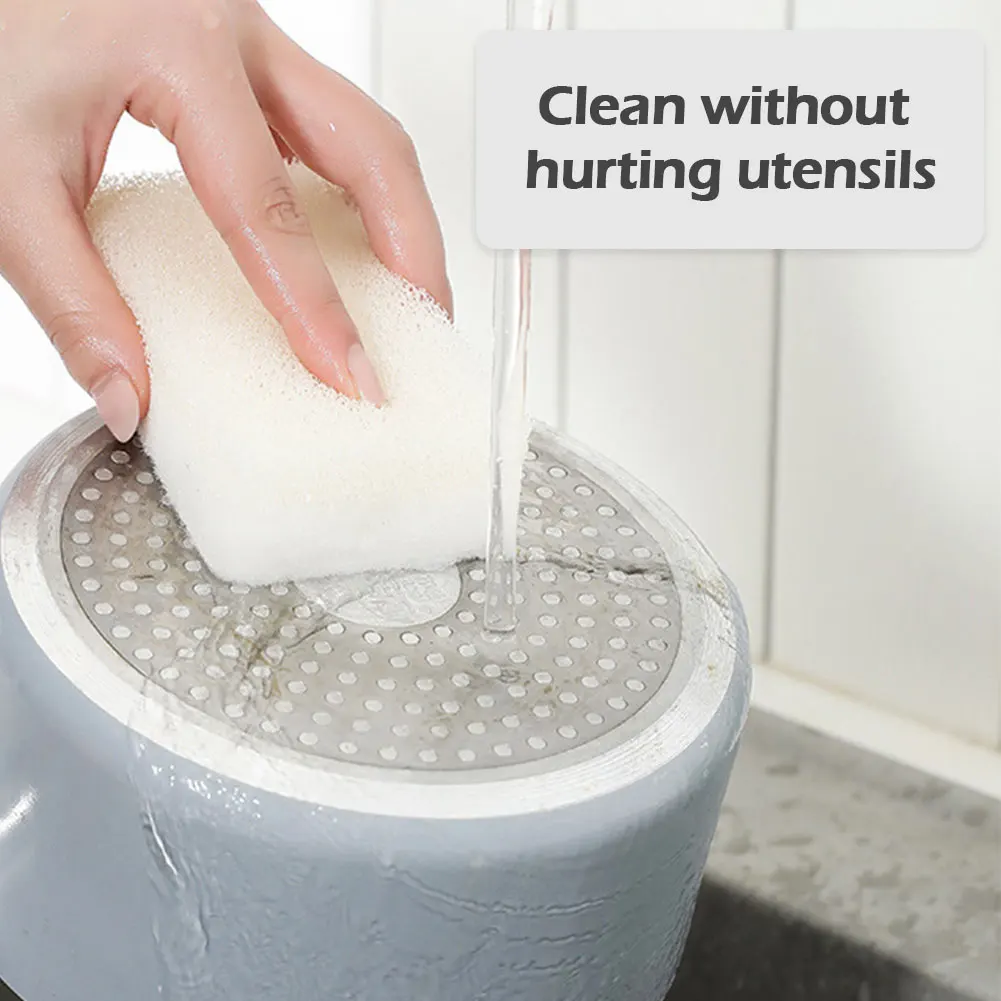 6pcs Three Layers Dish Washing Soft Cleaning Sponge Daily Reusable Hand Tool Stain Removal Rectangle Scouring Pad Easy Clean - купить по