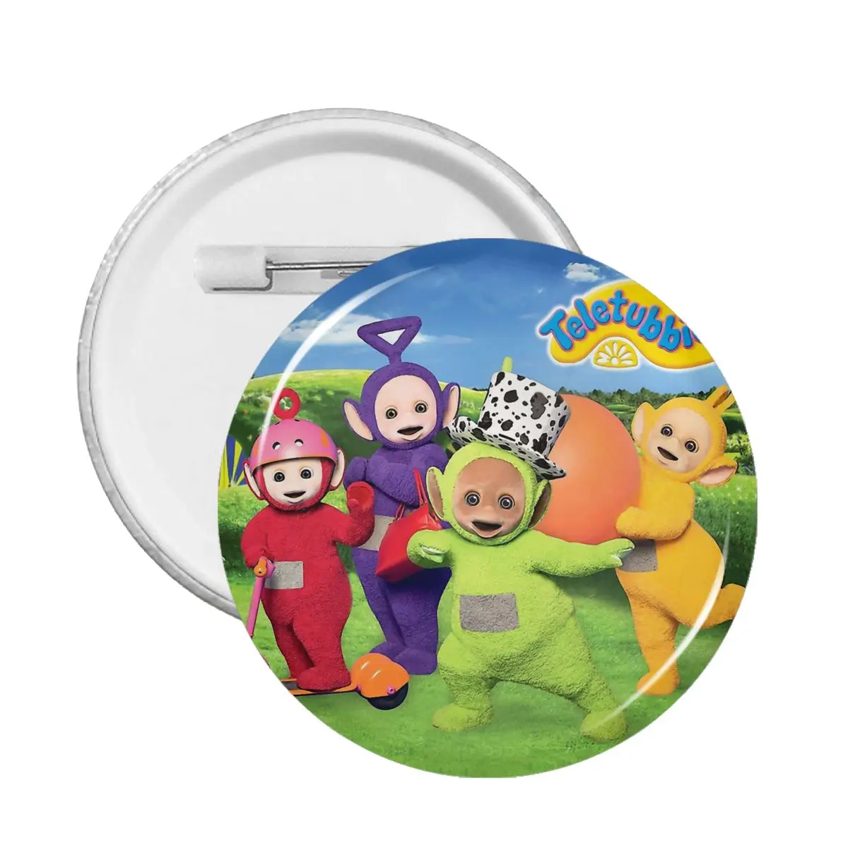 Teletubbies Having A Party Pin Badge For Backpack Badges Brooches Decoration Pins For Friends