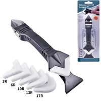 5 in 1 silicone scraper and glue remover knife angle beauty sewing spatula beauty sewing tool four piece glue scoop hand tools