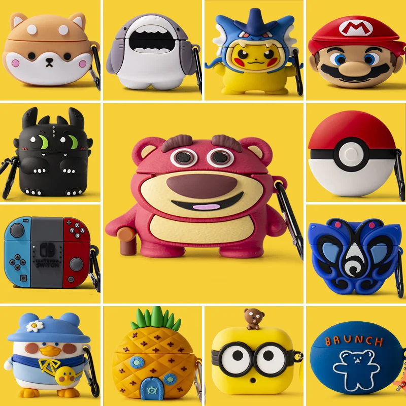 

3D Милые Мультяшные противоударные чехлы для наушников Huawei Freebuds 4i, беспроводная bluetooth гарнитура, чехол для Huawei 4i, чехлы