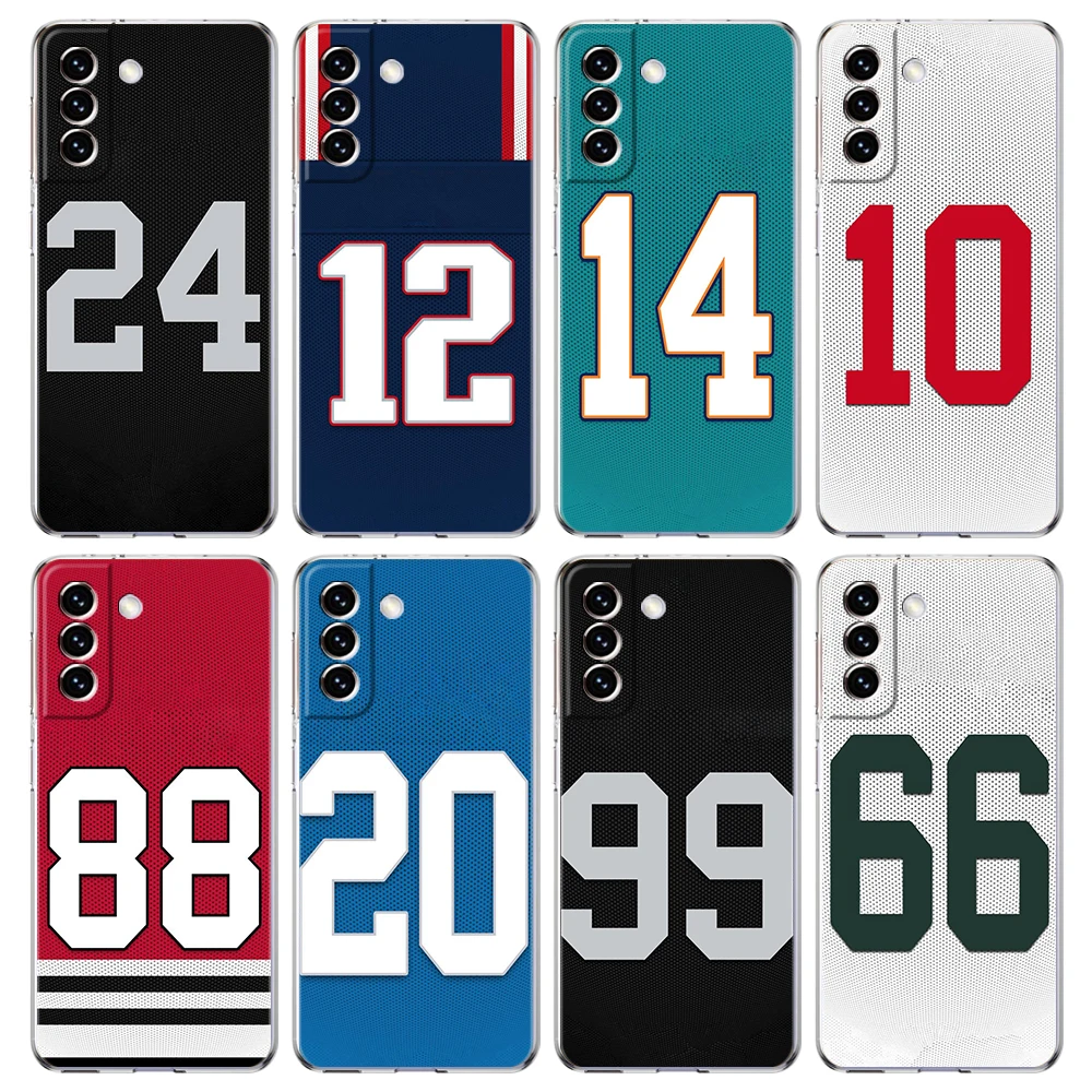 

Football Player National Team Jersey Case for Samsung S23 S22 S21 S20 Ultra S20 FE S9 S8 M22 M32 M31 S10 S10E Note 20 Plus Shell