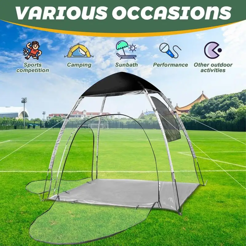 Палатка туристическая прозрачная на 2-3 человек портативный тент для отдыха