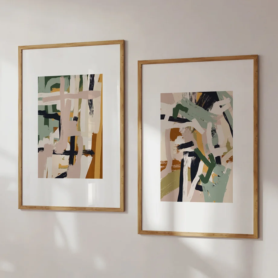 Современный абстрактный постер в скандинавском стиле простой рисунок с брызгами