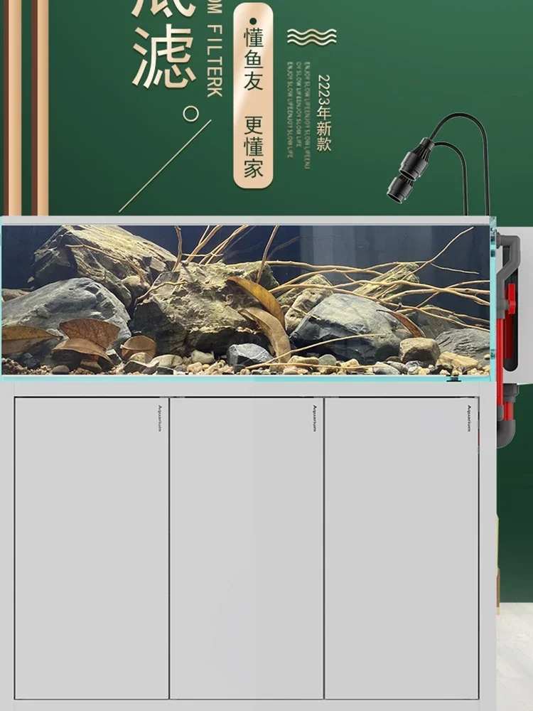 Аквариумный аквариумный нижний фильтр для гостиной супербелый стеклянный