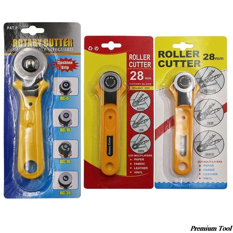 28/45 мм нож для резки кожи роликовый режущий круглый ротационный резак кожаные