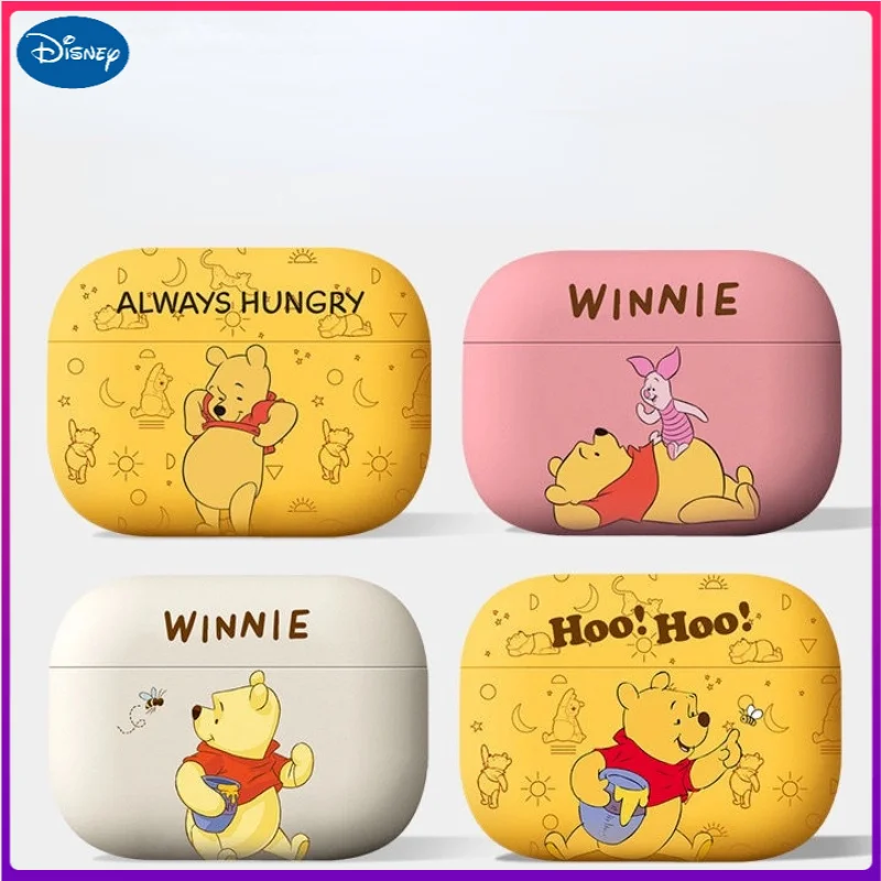 

2022 Disney Winnie The Pooh Case for Airpods Pro 1/2/3/4 Cover Protective Earphone Cases Headphones Funda Protective for Airpods