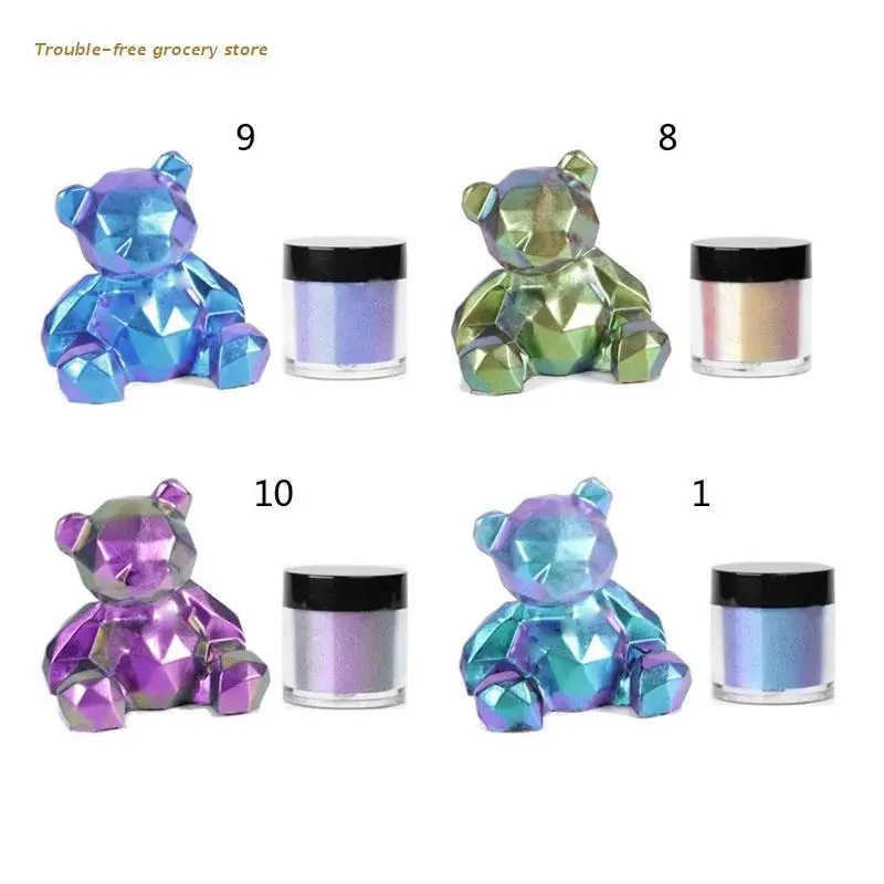 

Pearl Powder for Crafts Mica Powder Pigment for Nail Glitter Pearlescent Powder