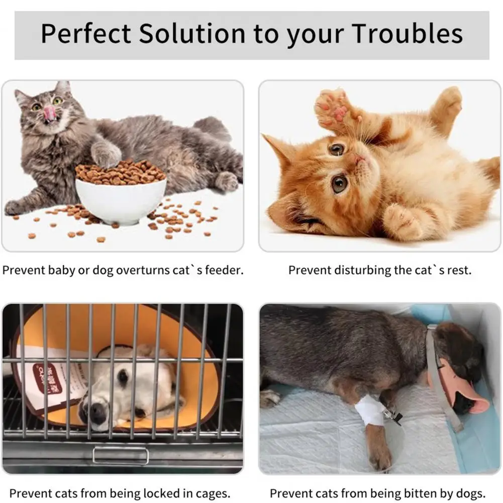 

Great Cat Door Latch Convenient Bendable Practical Pet Door Latch Household Supply