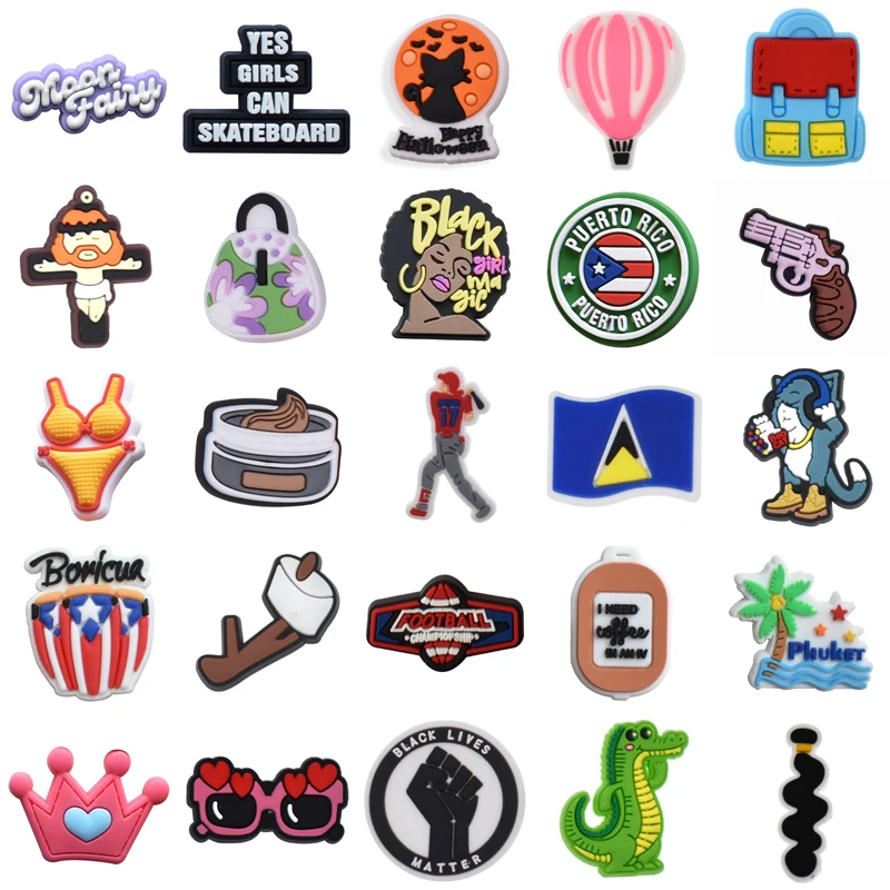 

Kids Set Jeans Shoe Charms Men Gifts Girl Women Charm Decorations for Crocs Para Pins Boy Wholesale Bulk Packs Shoes Accessories
