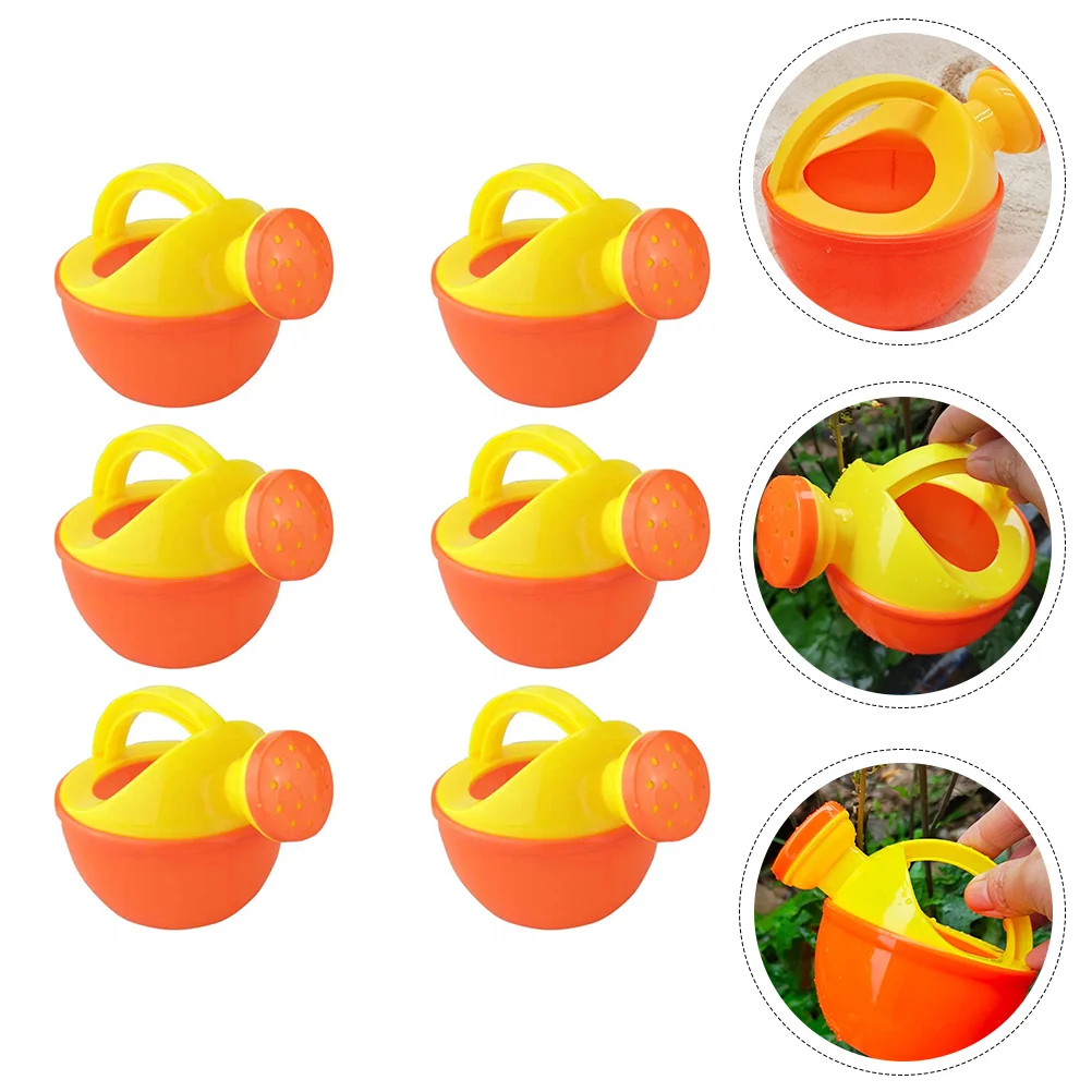 

6 Pcs Watering Bucket Watering Pail Garden Shower Pot Watering Pot Toy Watering Pitcher